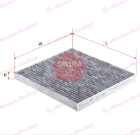 Фильтр салонный CAC-3301* SAKURA