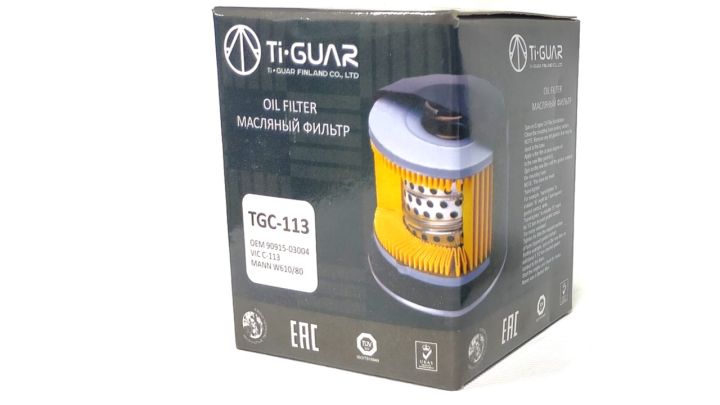 Фильтр масляный TGC-113/C-113 * Ti-Guar Фильтр масляный TGC-113/C-113 * Ti-Guar